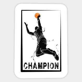 basketball t-shirt, gift for friends an familly Sticker